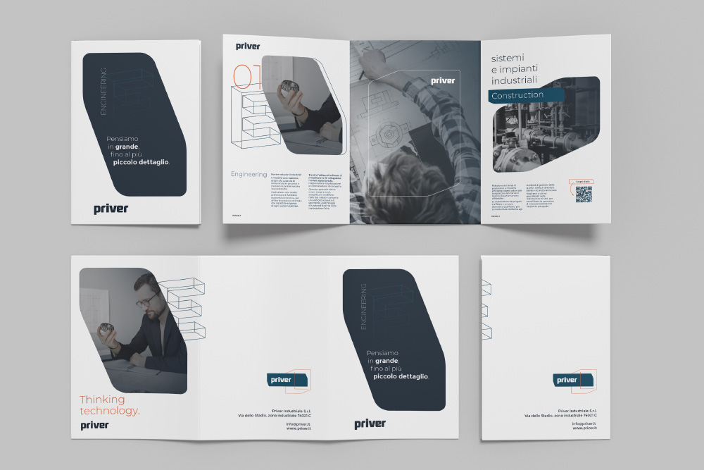 priver immagine coordinata - pieghevole